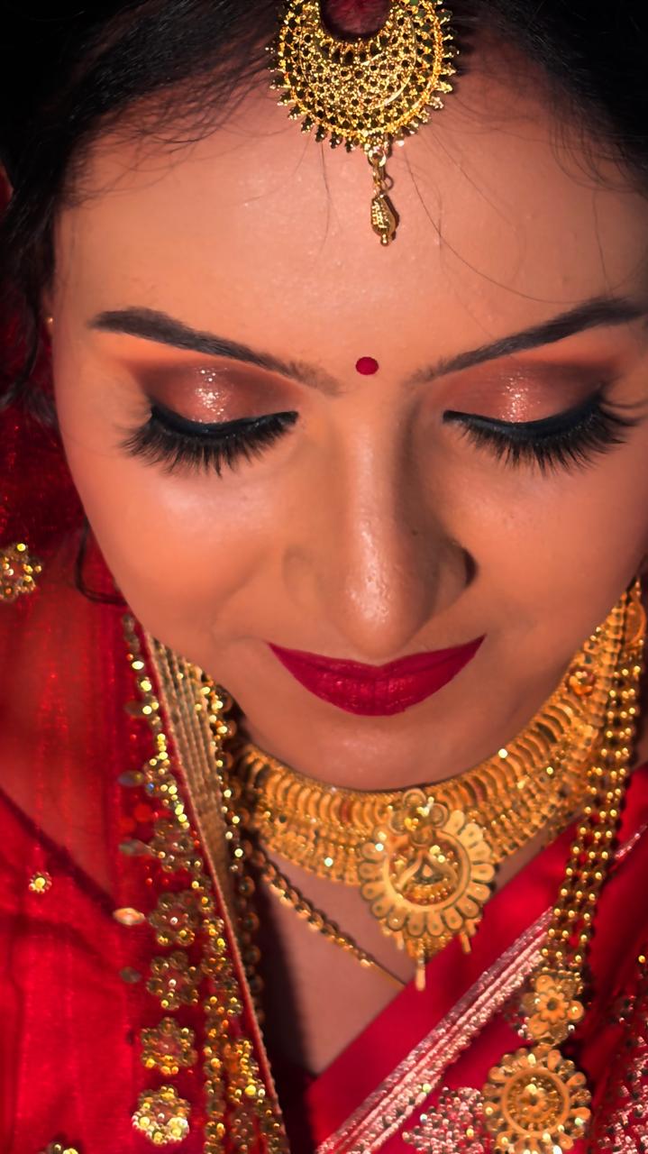HD Reception Glam Makeup